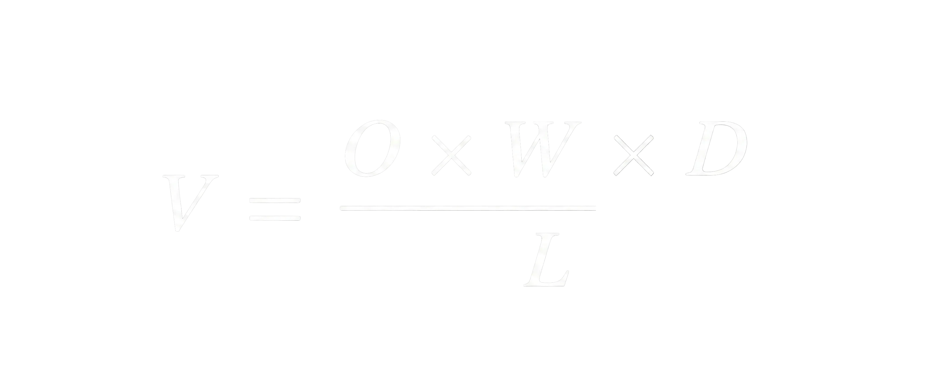 Formula for ROI